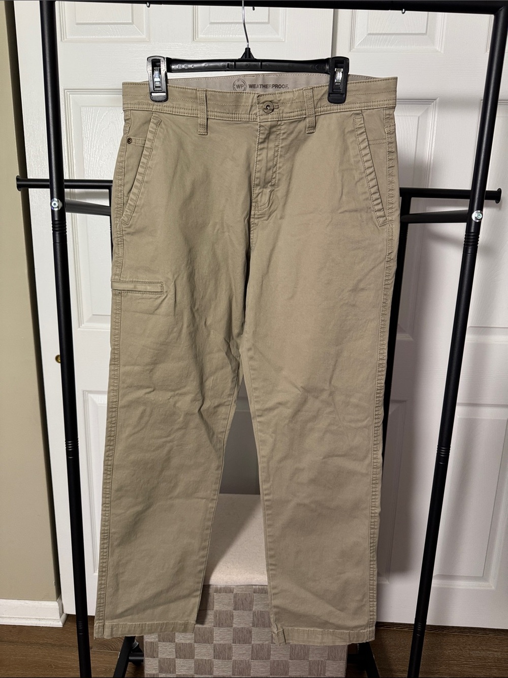 Weatherproof Men's Khaki Utility Chinos